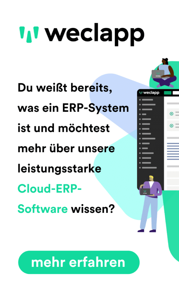 Banner "System ERP weclapp"